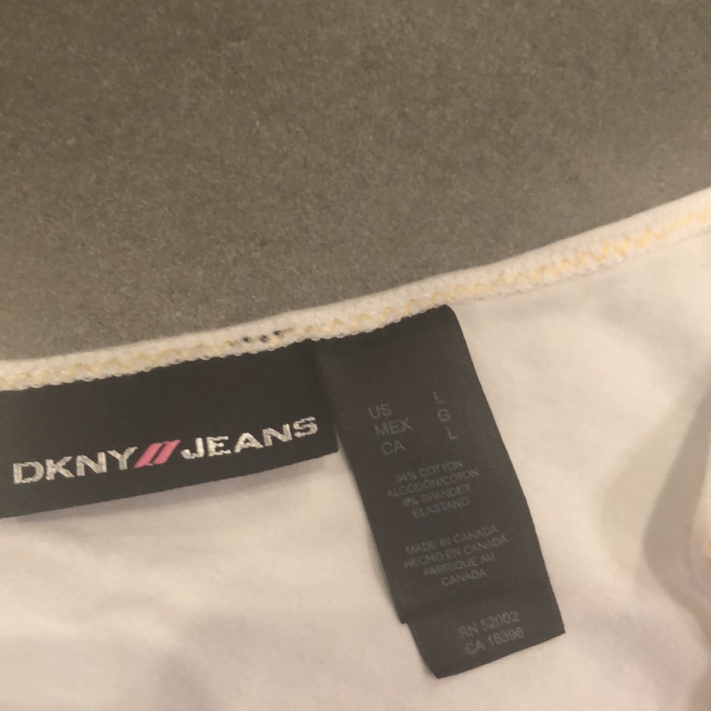 DKNY Jeans One Shoulder Tank Top - Picture 3 of 6